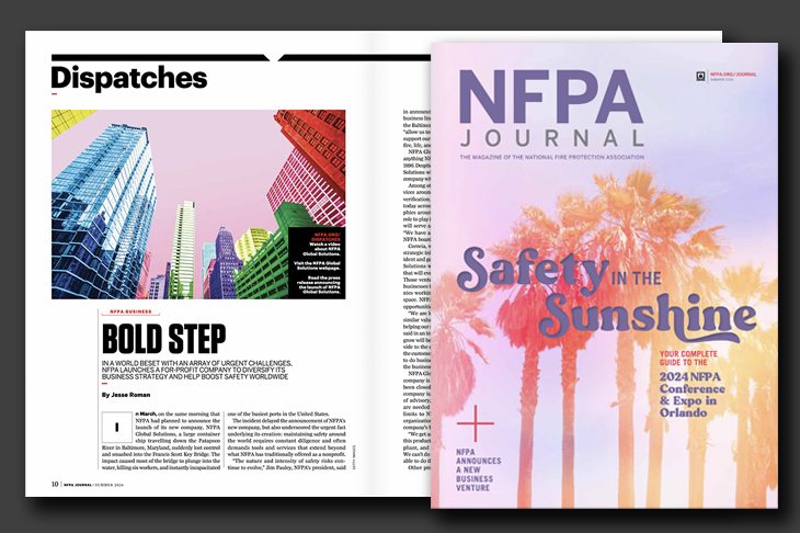 NFPA Journal article Bold Step